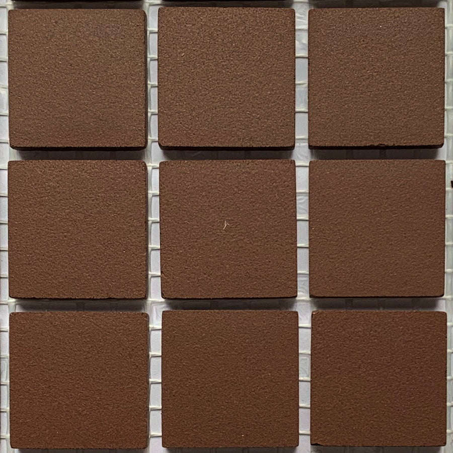 Winckelmans Brun – plăcuțe de mozaic mate de 20x20 mm pe plasă