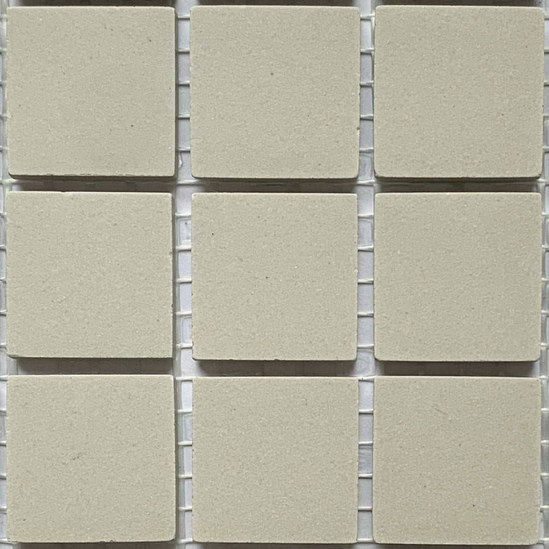 Winckelmans Perle – plăcuțe de mozaic mate de 20x20 mm pe plasă